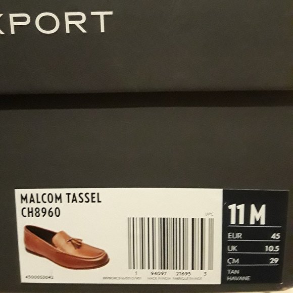 SOLD!!  Rockport Men's Malcom Tassel Loafers   Size 11 - Picture 8 of 9